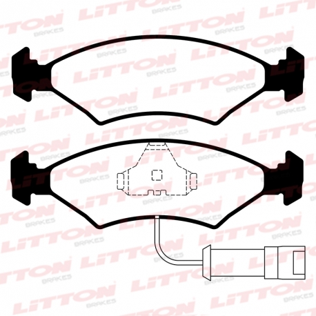 Pastilla De Freno Delantera D323 Ford Escort Sierra