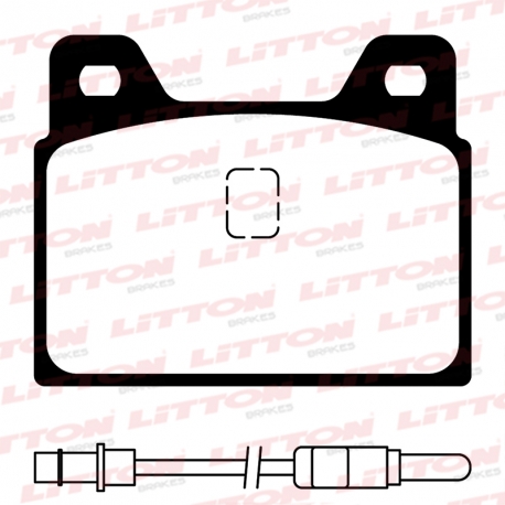 Pastilla De Freno Delantera D186 Peugeot 405/505/604