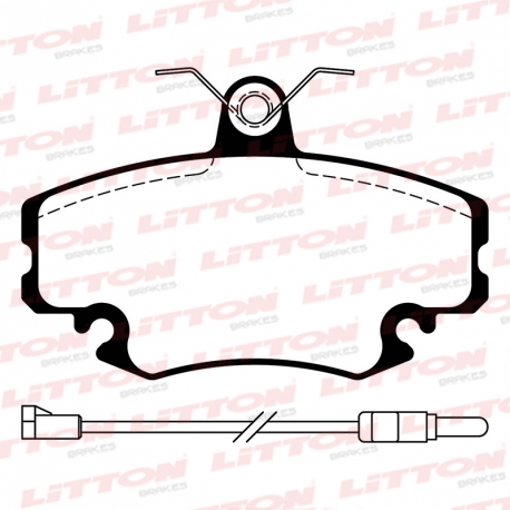 Pastilla De Freno Delantera D670 Renault Express Twingo