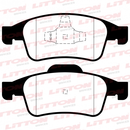 Pastilla De Freno Delantera D1033 Renault Megane Ii 09/ Fluence 10/ Duster Motor 2.0