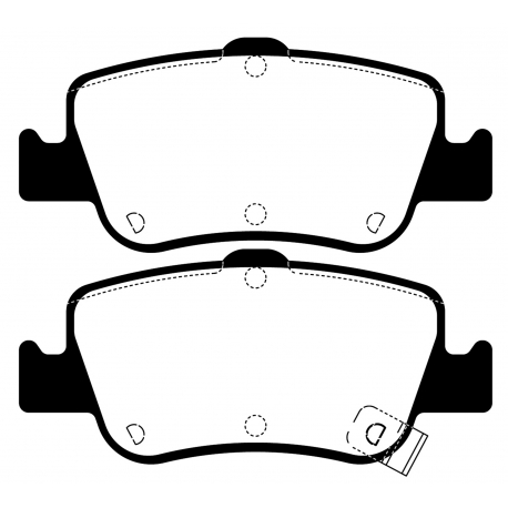 Pastilla De Freno Trasera Toyota Auris Corolla 06/